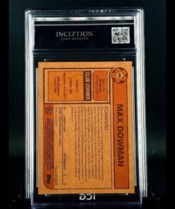 Otra vista de Cromo Max Dowman Rookie Topps Living · GEM MINT 10 · Inception Card Grading · ICG · Sports Cards · TCG