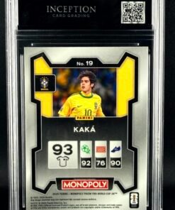 Otra vista de Cromo Kaka Panini Monopoly GEM MINT 10 · Inception Card Grading · ICG · Sports Cards · TCG