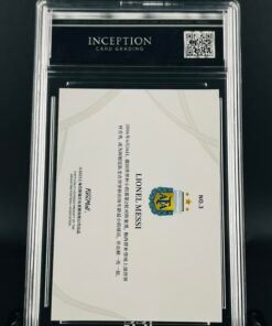 Otra vista de Cromo Lionel Messi Fansmall Goat · GEM MINT 10 · Inception Card Grading · ICG · Sports Cards · TCG