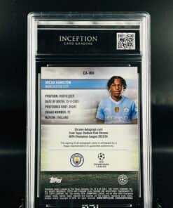 Otra vista de Cromo de fútbol Autógrafo Micah Hamilton /75 Topps Stadium Chrome · MINT 10 · Inception Card Grading · ICG · Sports Cards · TCG