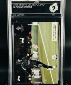 Cromo de fútbol Ousmane Dembele Topps Simplicidad · MINT 9 · Inception Card Grading · ICG · Sports Cards · TCG