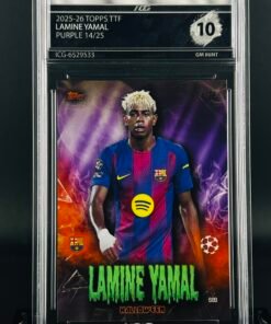 Fotografía de Cromo Lamine Yamal /25 Topps · GEM MINT 10 · Inception Card Grading · ICG · Sports Cards · TCG