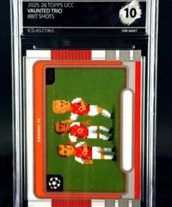 Otra vista de Cromo Vaunted Trio Topps 8BIT GEM MINT 10 · Inception Card Grading · ICG · Sports Cards · TCG