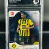 Fotografía de Cromo de fútbol Jude Bellingham Refractor Topps ICG GM MINT 10