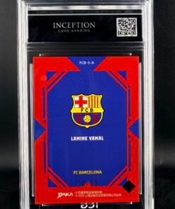 Otra vista de Cromo Lamine Yamal 10/25 DAKA GEM MINT 10 · Inception Card Grading · ICG · Sports Cards · TCG