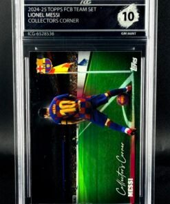 Fotografía de Cromo Lionel Messi TOPPS FCB Team Set GEM MINT 10 · Inception Card Grading · ICG · Sports Cards · TCG
