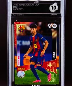 Fotografía de Cromo Dro Fernandez Panini Megacracks GEM MINT 10 · Inception Card Grading · ICG · Sports Cards · TCG
