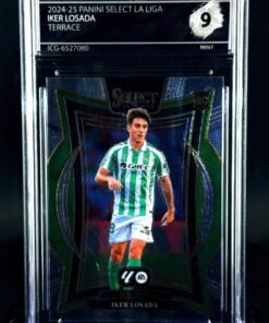 Otra vista de Cromo Iker Losada Rookie Panini Select MINT 9 · Inception Card Grading · ICG · Sports Cards · TCG