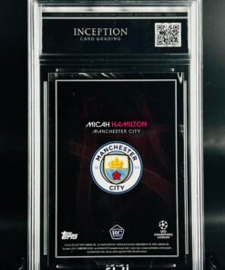 Otra vista de Cromo de fútbol Micah Hamilton Rookie Topps Knockout Football DNA · GEM MINT 10 · Inception Card Grading · ICG · Sports Cards · TCG