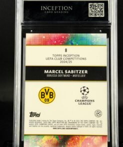 Otra vista de Cromo Marcel Sabitzer Topps Inception GEM MINT 10 · Inception Card Grading · ICG · Sports Cards · TCG