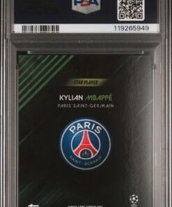 Otra vista de Cromo KYLIAN MBAPPE 2022-23 TOPPS KNOCKOUT UEFA CHAMPIONS LEAGUE GREEN sport cards