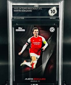 Otra vista de Cromo de fútbol Martin Odegaard Topps Knockout · GM MINT 10· Inception Card Grading · ICG · Sports Cards · TCG