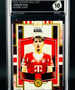 Otra vista de Cromo Lennart Karl Rookie Topps Future Stars GEM MINT 10 · Inception Card Grading · ICG · Sports Cards · TCG