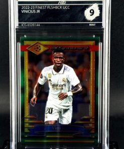 Fotografía de Cromo Vinicius JR Topps Finest Flashback MINT 9 · Inception Card Grading · ICG · Sports Cards · TCG