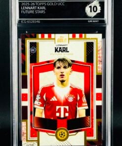 Fotografía de Cromo Lennart Karl Rookie Topps Future Stars GEM MINT 10 · Inception Card Grading · ICG · Sports Cards · TCG