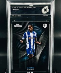 Otra vista de Cromo de fútbol Galeno Topps Knockout · GM MINT 10· Inception Card Grading · ICG · Sports Cards · TCG