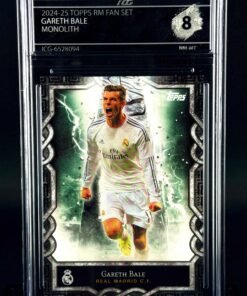 Fotografía de Cromo Gareth Bale Topps Real Madrid Team Set Monolith Near MINT 8 · Inception Card Grading · ICG · Sports Cards · TCG