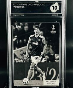Otra vista de Cromo de Pau Torres Topps Simplicidad · GM MINT 10· Inception Card Grading · ICG · Sports Cards · TCG