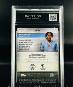 Otra vista de Cromo de fútbol Autógrafo Micah Hamilton /75 Topps Stadium Chrome · MINT 10 · Inception Card Grading · ICG · Sports Cards · TCG