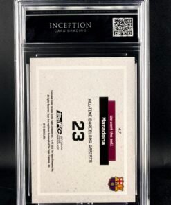 Otra vista de Cromo Diego Maradona Topps GEM MINT 10 · Inception Card Grading · ICG · Sports Cards · TCG