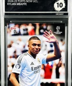 Otra vista de Cromo Kylian Mbappe TOPPS NOW UCL GEM MINT 10 · Inception Card Grading · ICG · Sports Cards · TCG