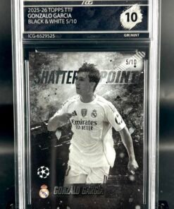 Otra vista de Cromo de fútbol Gonzalo Garcia /10 TOPPS TTF · GM MINT 10· Inception Card Grading · ICG · Sports Cards · TCG