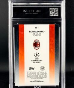 Otra vista de Cromo Ronaldinho Best Legendary Numbers Topps GEM MINT 10 · Inception Card Grading · ICG · Sports Cards · TCG