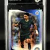 Fotografía de Cromo Omar Marmoush Topps Chrome Prism Refractor MINT 9 · Inception Card Grading · ICG · Sports Cards · TCG