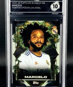 Fotografía de Cromo Marcelo Topps Portrait Posers Galaxial GEM MINT 10 · Inception Card Grading · ICG · Sports Cards · TCG