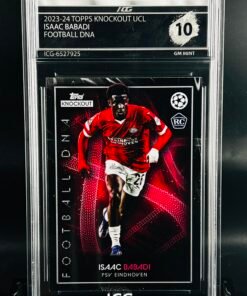 Cromo de fútbol Isaac Babadi Rookie Topps Knockout Football DNA · GEM MINT 10 · Inception Card Grading · ICG · Sports Cards · TCG
