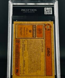 Otra vista de Cromo Dro Fernandez Topps Living · GEM MINT 10 · Inception Card Grading · ICG · Sports Cards · TCG