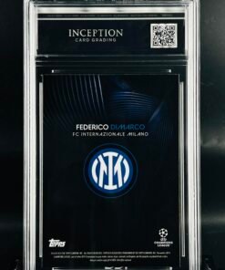 Otra vista de Cromo de fútbol Federico Dimarco Topps Knockout · GEM MINT 10 · Inception Card Grading · ICG · Sports Cards · TCG
