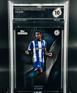Fotografía de Cromo de fútbol Galeno Topps Knockout · GM MINT 10· Inception Card Grading · ICG · Sports Cards · TCG