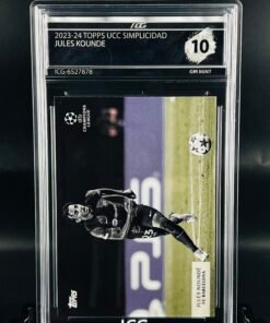Fotografía de Cromo de fútbol Jules Kounde Topps Simplicidad · GM MINT 10· Inception Card Grading · ICG · Sports Cards · TCG