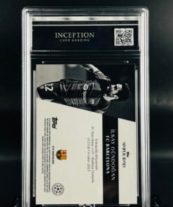 Otra vista de Cromo de fútbol Ilkay Gundogan Topps Simplicidad · GM MINT 10· Inception Card Grading · ICG · Sports Cards · TCG