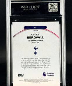 Otra vista de Cromo Lucas Bergvall /75 Topps Finest GEM MINT 10 · Inception Card Grading · ICG · Sports Cards · TCG
