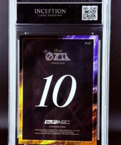Otra vista de Cromo Mesut Ozil Intergalacticos Topps Los Blancos Real Madrid · MINT 9 · Inception Card Grading · ICG · Sports Cards · TCG