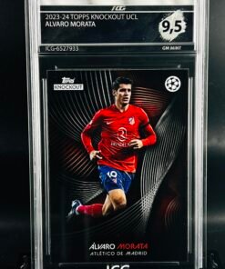 Otra vista de Cromo de fútbol Alvaro Morata Topps Knockout · GEM MINT 9,5 · Inception Card Grading · ICG · Sports Cards · TCG
