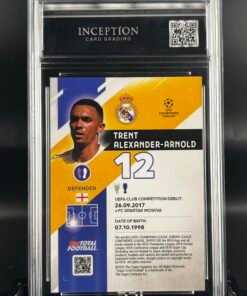 Otra vista de Cromo de fútbol Trent Alexander Arnold /25 TOPPS TTF · GM MINT 10· Inception Card Grading · ICG · Sports Cards · TCG