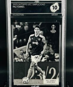 Otra vista de Cromo de Pau Torres Topps Simplicidad · GM MINT 10· Inception Card Grading · ICG · Sports Cards · TCG