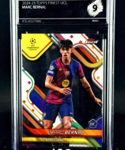 Otra vista de Cromo Marc Bernal Rookie Topps Finest MINT 9 · Inception Card Grading · ICG · Sports Cards · TCG