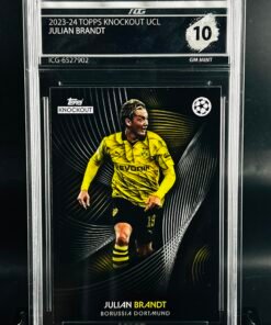 Otra vista de Cromo de fútbol Julian Brandt Topps Knockout · GEM MINT 10 · Inception Card Grading · ICG · Sports Cards · TCG