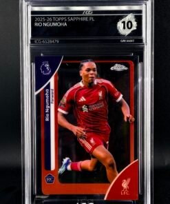 Fotografía de Cromo Rio Ngumoha Rookie Topps GEM MINT 10 · Inception Card Grading · ICG · Sports Cards · TCG