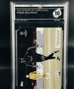 Cromo de fútbol Randal Kolo Muani Topps Simplicidad · GM MINT 10· Inception Card Grading · ICG · Sports Cards · TCG