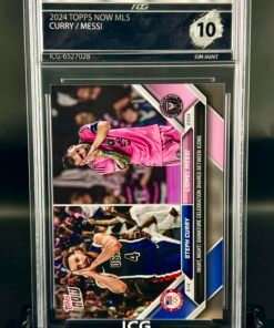 Fotografía de Cromo de fútbol Steph Curry / Lionel Messi · GM MINT 10 · Inception Card Grading · ICG · Sports Cards · TCG