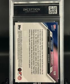 Otra vista de Cromo de fútbol Steph Curry / Lionel Messi · GM MINT 10 · Inception Card Grading · ICG · Sports Cards · TCG