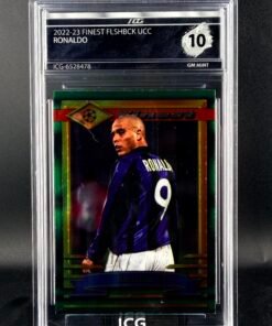 Otra vista de Cromo Ronaldo Nazario Topps GEM MINT 10 · Inception Card Grading · ICG · Sports Cards · TCG