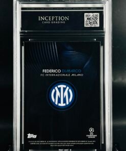 Otra vista de Cromo de fútbol Federico Dimarco Topps Knockout · GEM MINT 10 · Inception Card Grading · ICG · Sports Cards · TCG