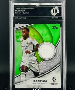 Fotografía de Cromo Parche Rodrygo Topps /199 · GEM MINT 10 · Inception Card Grading · ICG · Sports Cards · TCG