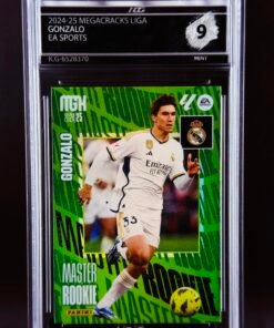 Otra vista de Cromo Gonzalo Garcia Master Rookie Panini Megacracks MINT 9· Inception Card Grading · ICG · Sports Cards · TCG